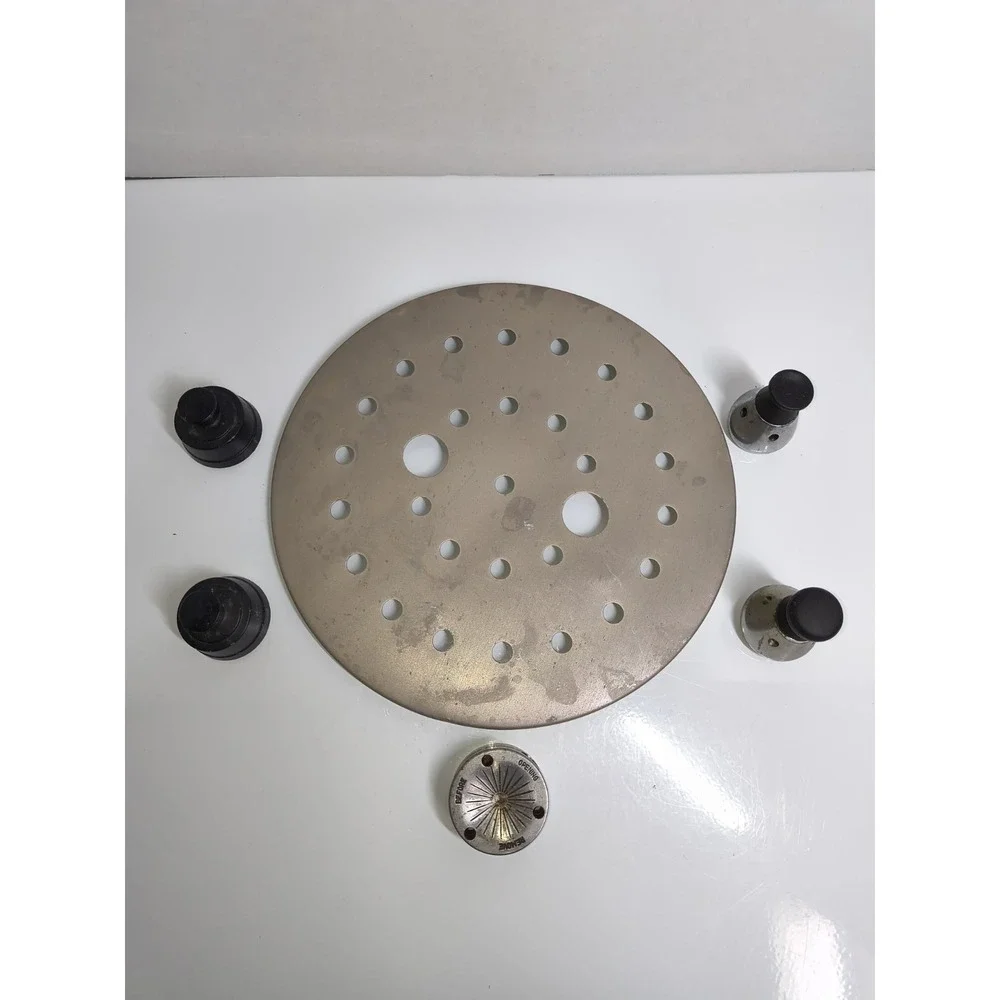 Vintage Mirro-Matic 4Qt Aluminum Stovetop Pressure Cooker‎ USA W Weights, Insert
